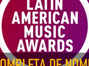 Lista completa nominados latin american music awards 2022