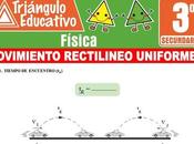 Movimiento Rectilíneo Uniforme para Tercero Secundaria