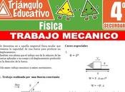 Ejercicios Trabajo Mecánico para Cuarto Secundaria