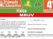 Ejercicios MRUV para Cuarto Secundaria