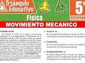 Movimiento Mecánico para Quinto Secundaria