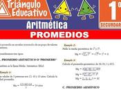 Promedios para Primero Secundaria