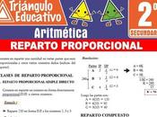 Reparto Proporcional para Segundo Secundaria