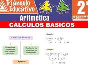 Ejercicios Cálculos Básicos para Segundo Secundaria