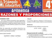 Razones Proporciones para Cuarto Secundaria