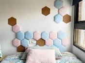 Cabecero hexágonos