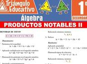 Productos Notables para Primero Secundaria