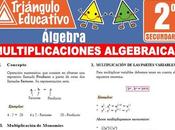 Multiplicaciones Algebraicas para Segundo Secundaria