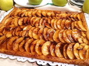 Tarta rápida manzana canela azúcar moreno mermelada