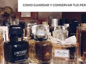 Cómo conservar guardar perfumes correctamente.