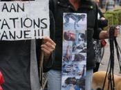Protesta Embajada española Holanda