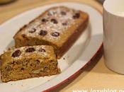 Bollería zanahoria, nueces arándanos