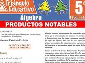 Productos Notables para Quinto Secundaria