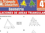 Relaciones Áreas Triangulares para Cuarto Secundaria