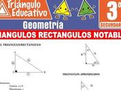 Ejercicios Triángulos Rectángulos Notables para Tercero Secundaria