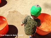 Parques chorros agua Barcelona cerca