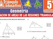 Relación Áreas Regiones Triangulares para Quinto Secundaria