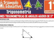 Razones trigonométricas Ángulos Agudos para Primero Secundaria