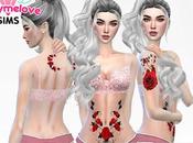 Sims Tattoo: Climbing roses tattoo pack women