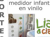 SORTEO!! Medidor vinilo para niños Lia&amp;Cia; Baby-Deco