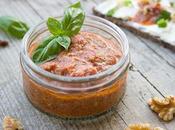 Pesto tomates secos nueces
