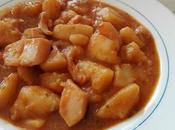 Patatas sepia calamar