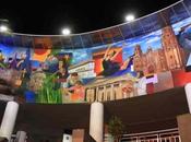 Enrique Galindo reveló nuevo mural Unidad Administrativa Municipal, celebran años fundación ciudad