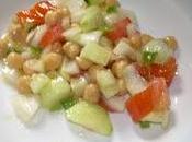 Ensalada legumbre pepino