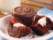 Cupcakes rojos sorpesa