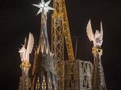 iluminan torres evangelistas Marcos Lucas Sagrada Familia