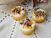 Mousse yogur, melocotón mango vasito