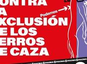 Contra exclusión perros caza, concentracion Madrid