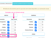 【2023】Modificar numeración facturas cambio