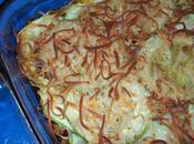 Gratinado calabacín atún