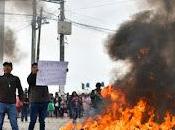 Sobre protestas violentas Perú