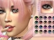 Sims color: Edén's natural clear eyes E04, contact lenses