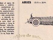 Signos zodíaco automovilistas revista Parabrisas 1963