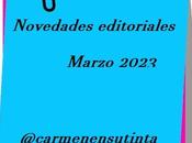 Novedades editoriales marzo 2023