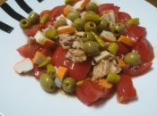 Ensalada tomate bonito