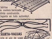 Cortina, portaequipajes sujeta valijas ofrecidos 1963