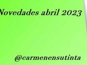 Novedades editoriales abril 2023