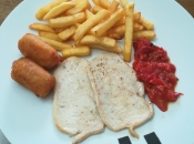 Plato combinado pollo