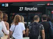 Barceloneses prefieren transporte público para trabajo