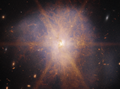 Observada instantánea enorme choque entre galaxias espirales