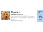 Shakira alcanza diez millones seguidores Twitter