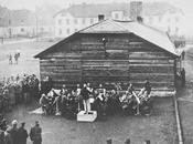 Orquesta compuesta deportados, campo Auschwitz Voivodato Pequeña Polonia). Polonia, 1940-1945.