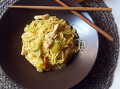 Noodles Curry pavo mango