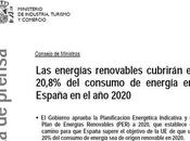 Gobierno aprueba Plan Energías Renovables 2011-2020