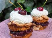 Merengue avellanas cerezas