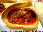 Burritos ternera salsa barbacoa...pican pican...